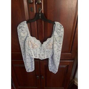 v chapman Delphine lace light blue cashmere sz xxs sz 00